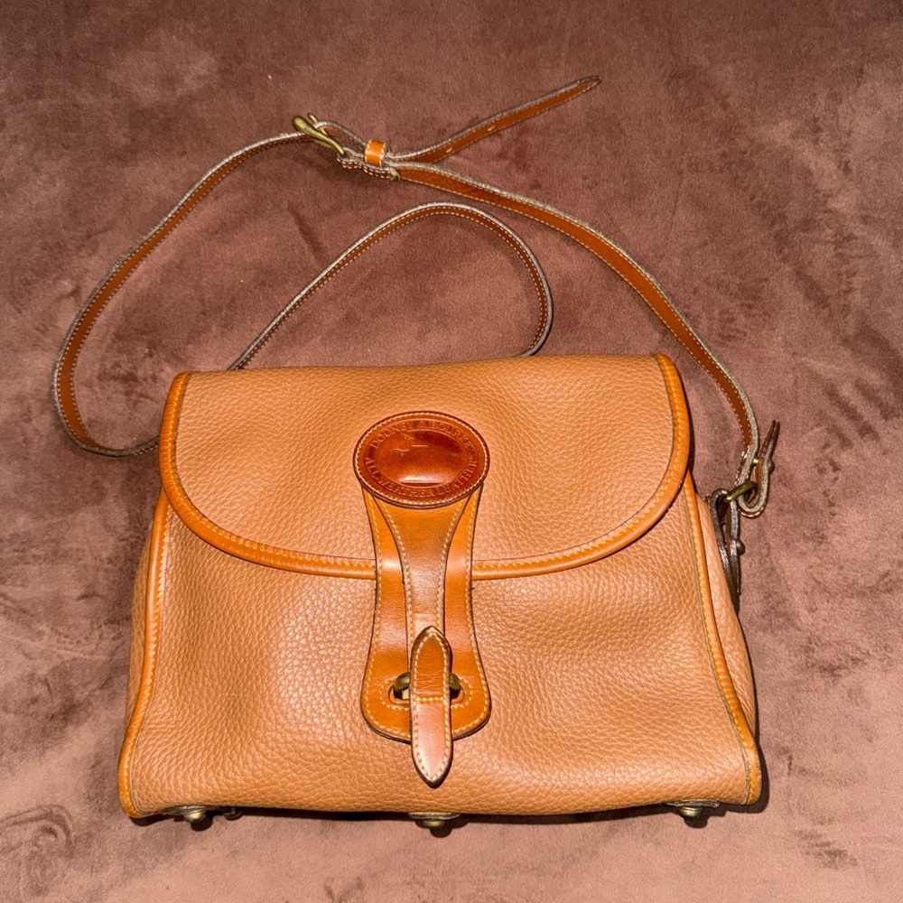 Tan Leather Shoulder Bag
